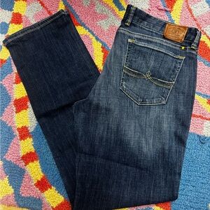 Lucky Brand Dark Indigo Straight Jeans